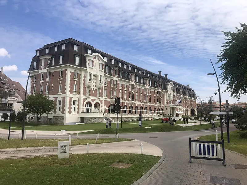 Gevel van hotel Westminster in Le Touquet-Paris-Plage
