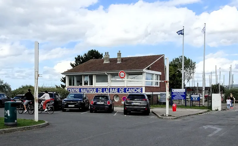 Monding van de Canche bij het Centre nautique de la baie de Canche