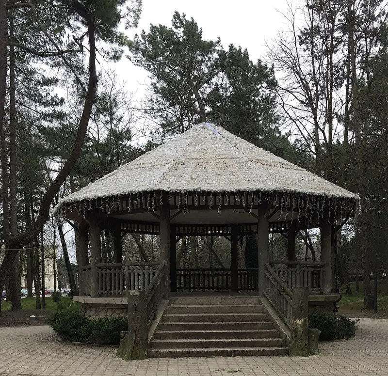 Muziekkiosk Serge Gainsbourg in het parc des Pins in Le Touquet