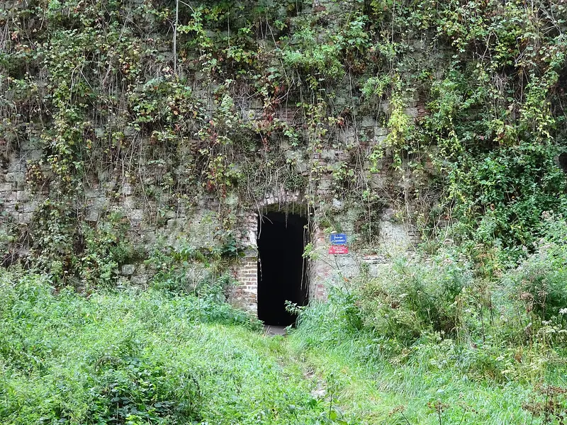 Zicht vanaf de vestingwallen van Montreuil-sur-Mer op het omliggende platteland